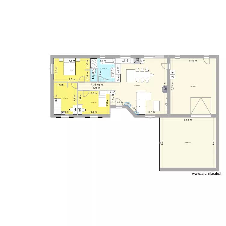 chambre. Plan de chambre. Plan de