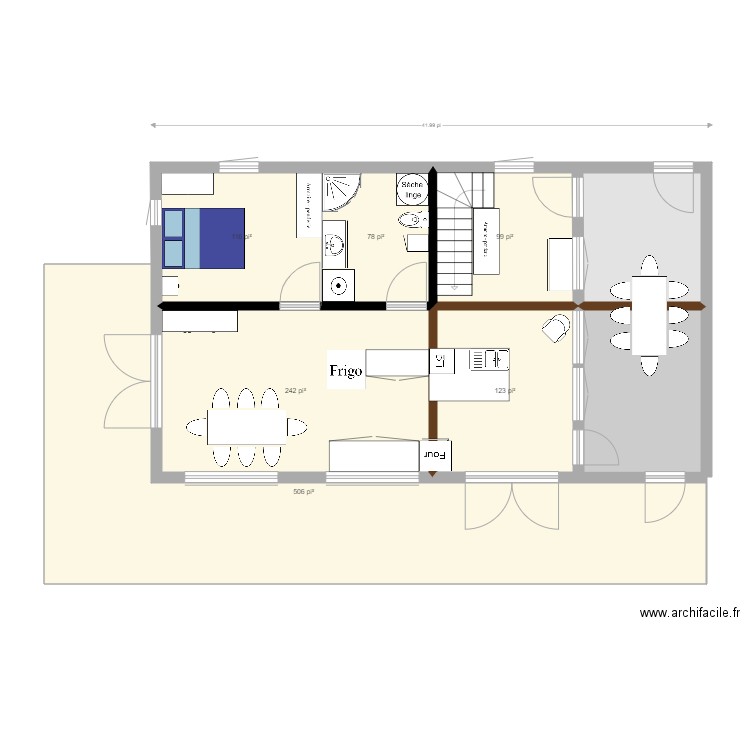 Chalet v 7mars. Plan de 0 pièce et 0 m2