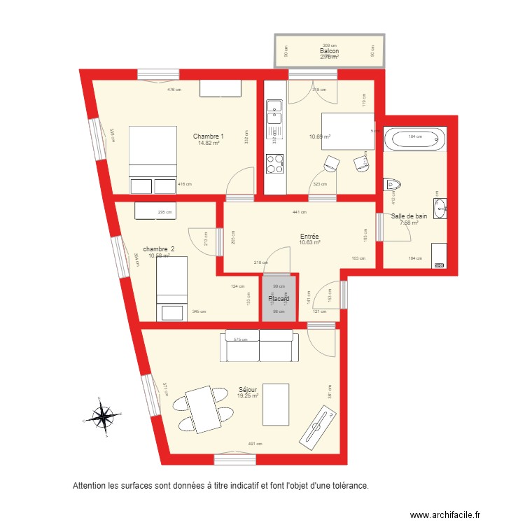 BI 1567. Plan de 0 pièce et 0 m2