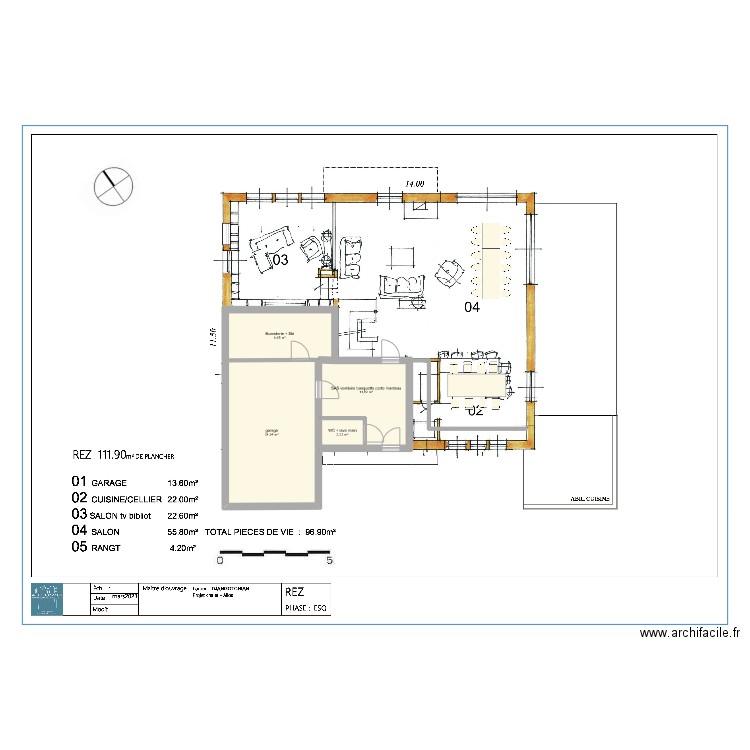 Garage V2. Plan de 0 pièce et 0 m2