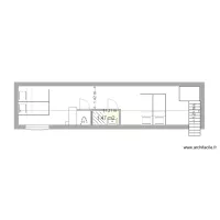 Mezzanine allong&eacute;e Variante Escalier entr&eacute;e