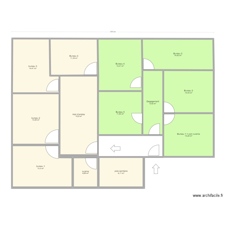 plan bureau tous lots. Plan de 0 pièce et 0 m2