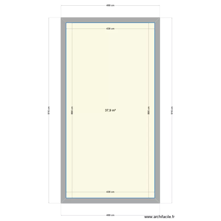 remise haut . Plan de 