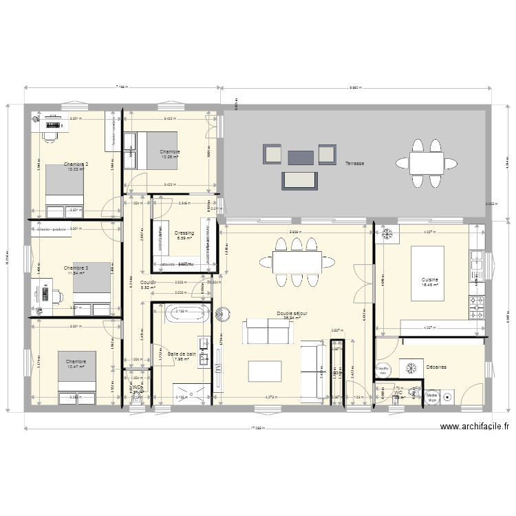 plan version 3. Plan de 0 pièce et 0 m2