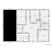 plan maison carree etage