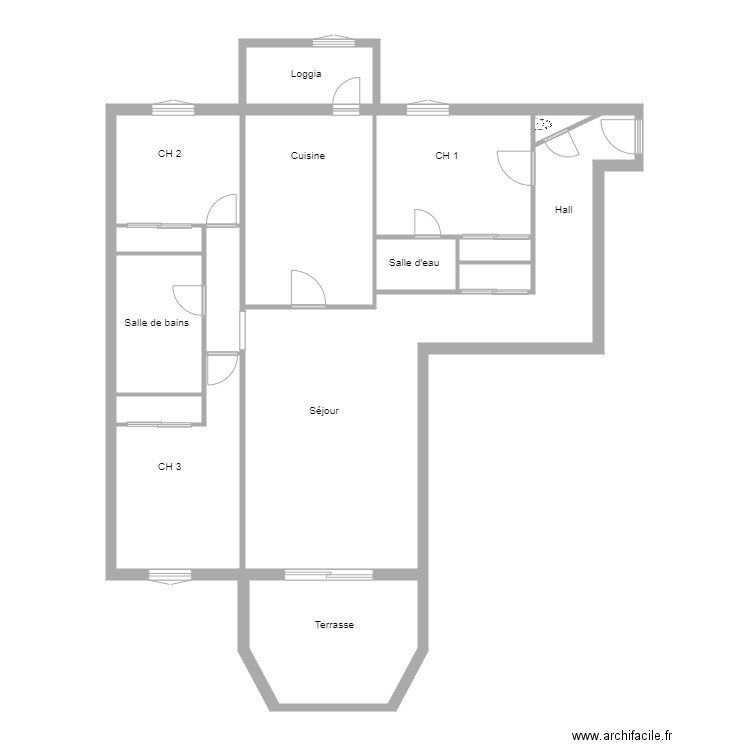 Rive Gauche. Plan de 0 pièce et 0 m2