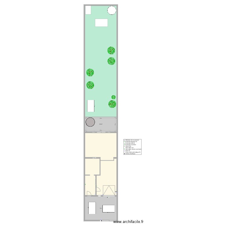 Maison nanterre rdv plan de masse projeté v2. Plan de 0 pièce et 0 m2