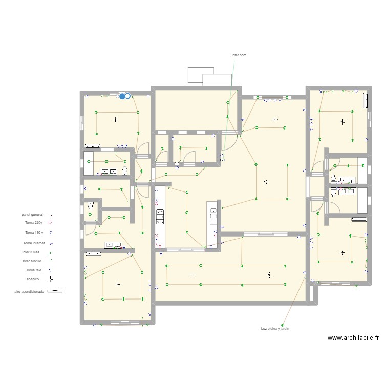 tropic real elec. Plan de 0 pièce et 0 m2