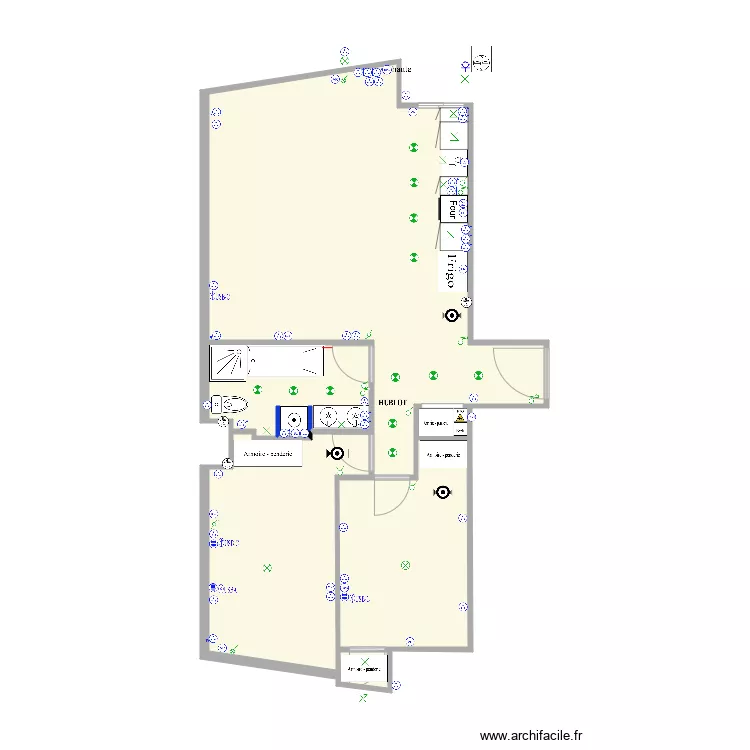 electricit&eacute;. Plan de 