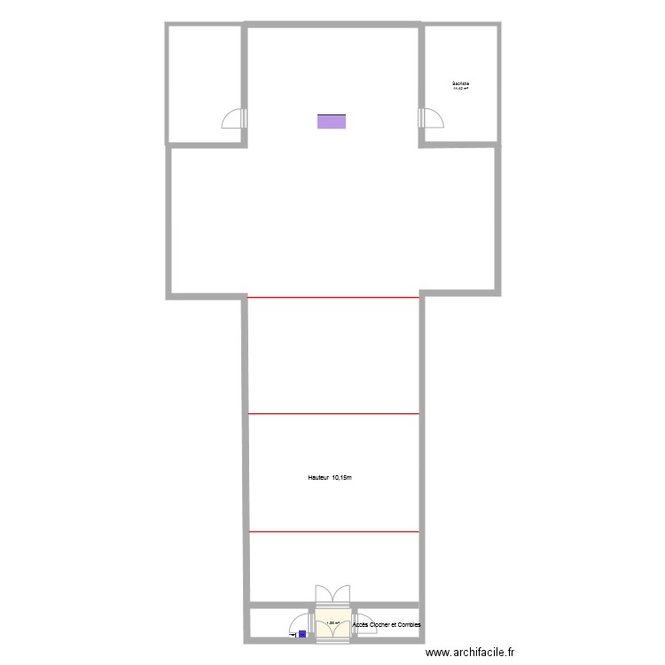 Eglise Bicchisano. Plan de 0 pièce et 0 m2