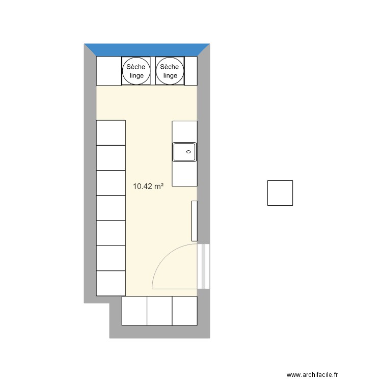 buanderie final. Plan de 0 pièce et 0 m2