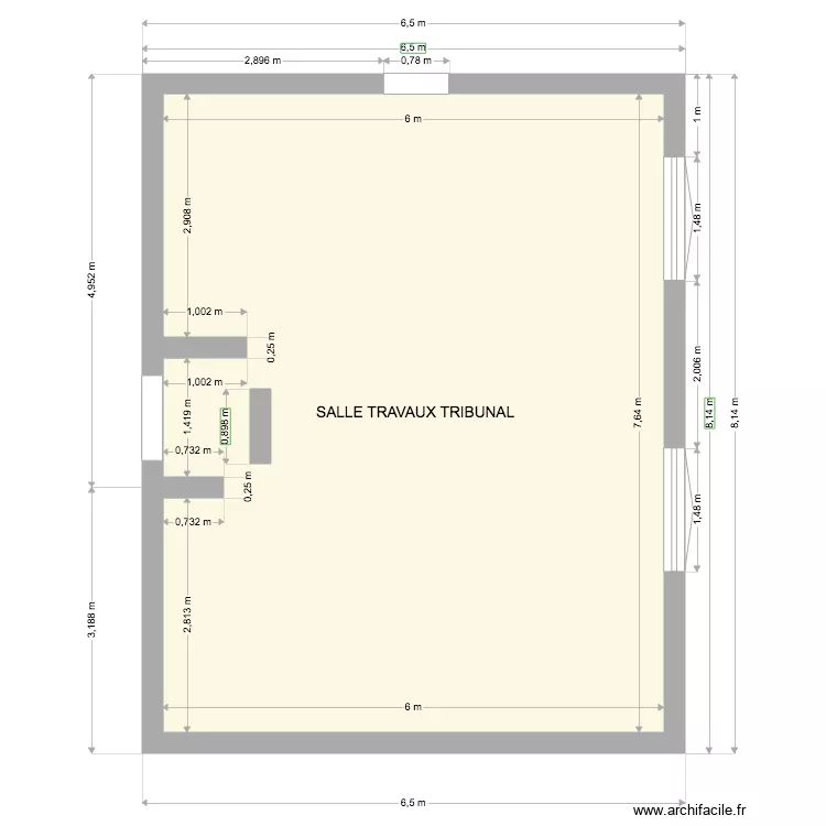 salle travaux tribunal. Plan de salle travaux tribunal. Plan de