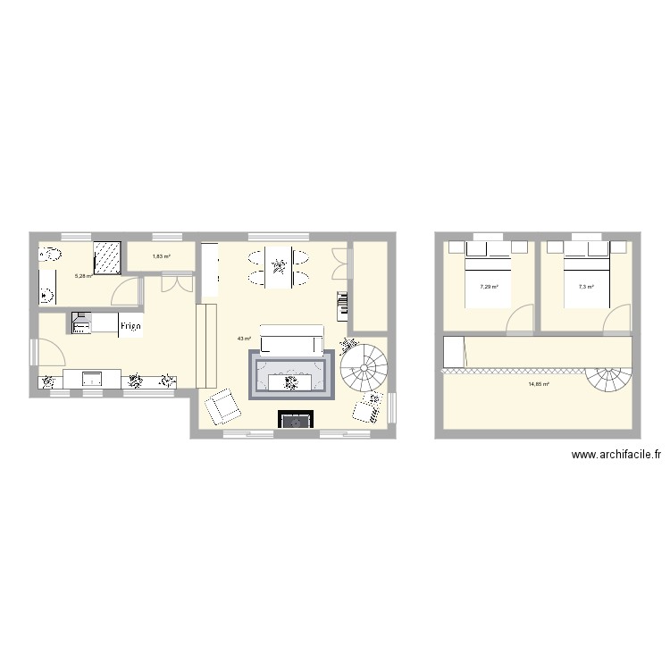 Shack. Plan de 0 pièce et 0 m2