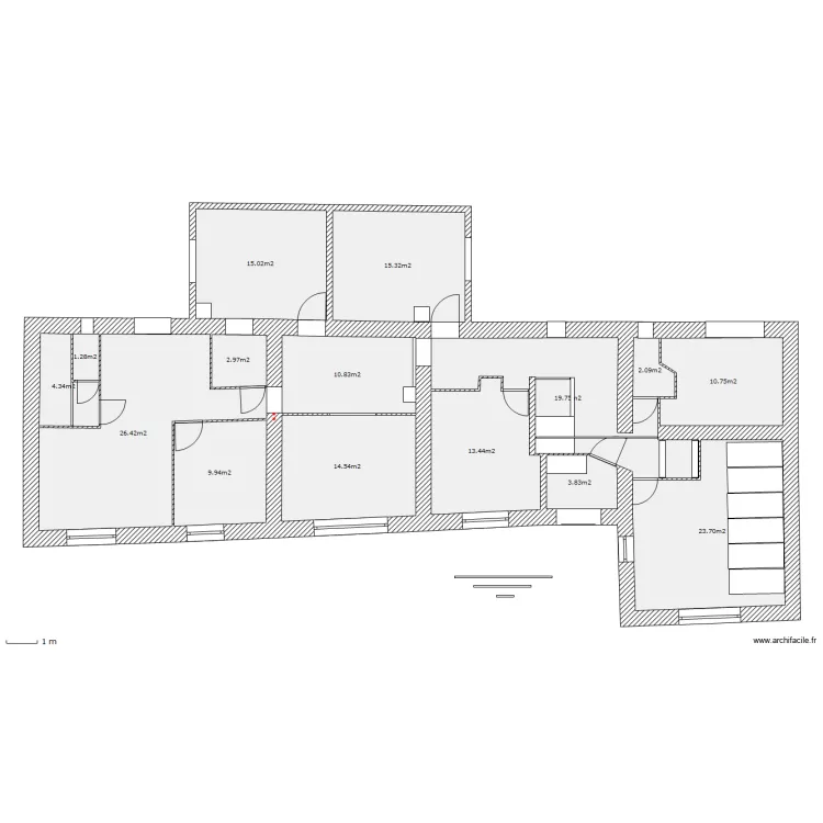 Chamberthaud 1er Etage Projet. Plan de 