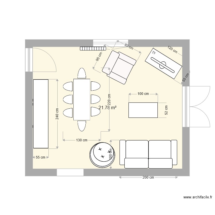 Séjour. Plan de 0 pièce et 0 m2