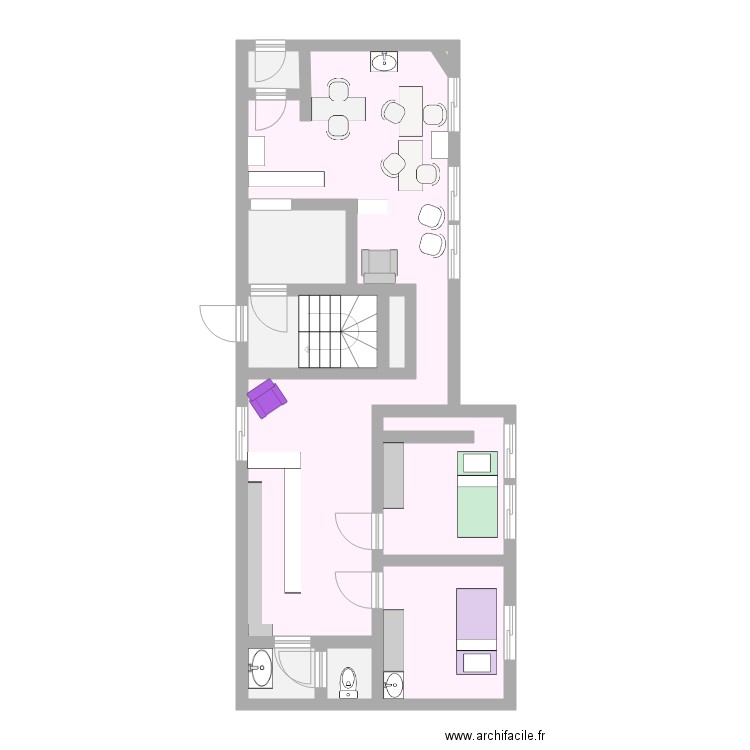 Institut. Plan de 0 pièce et 0 m2