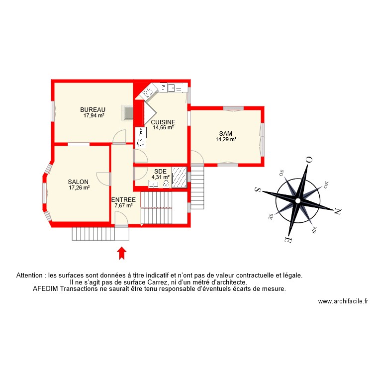 BI 7758 RDC. Plan de 0 pièce et 0 m2