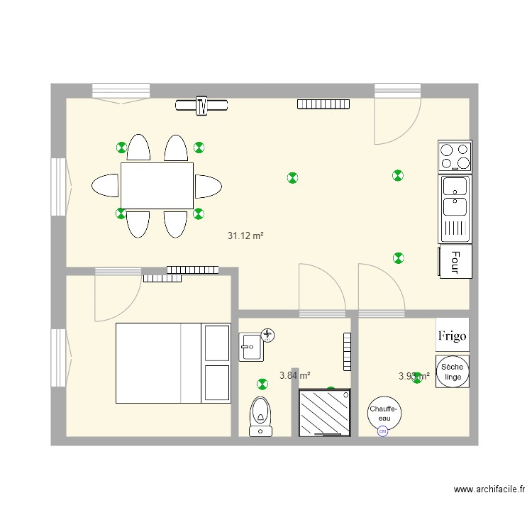 salignac 1. Plan de 0 pièce et 0 m2