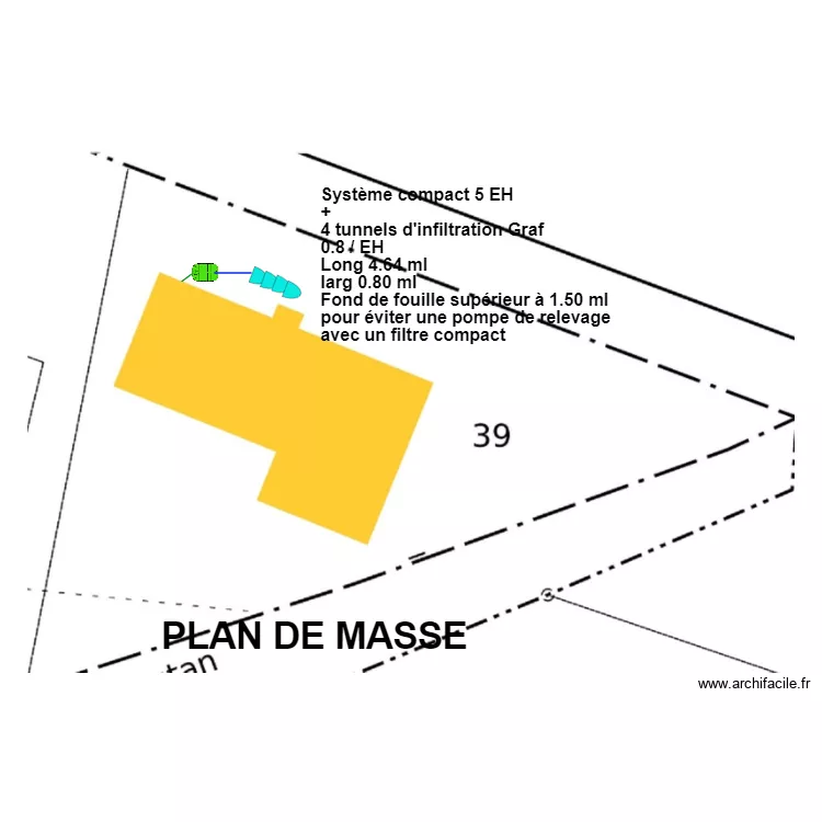 Villaume. Plan de 