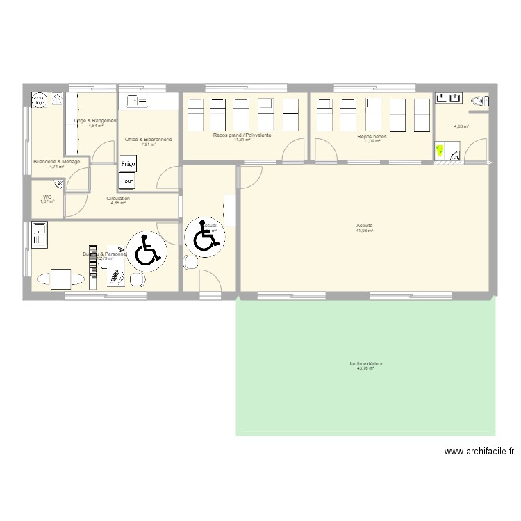 3 bis av du stade  Lagny sur marne Projet 2311 1757. Plan de 0 pièce et 0 m2
