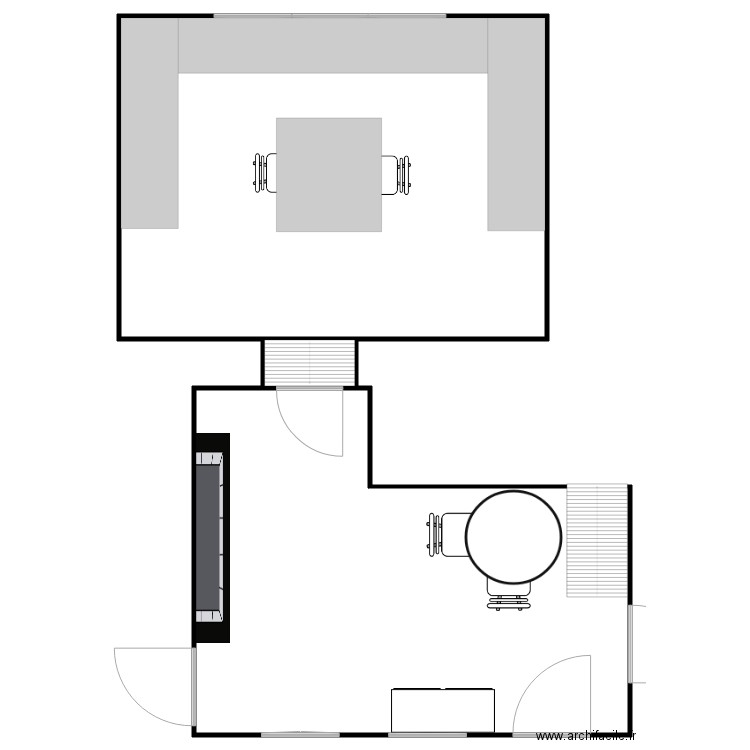 CUISINE + ENTREE. Plan de 0 pièce et 0 m2