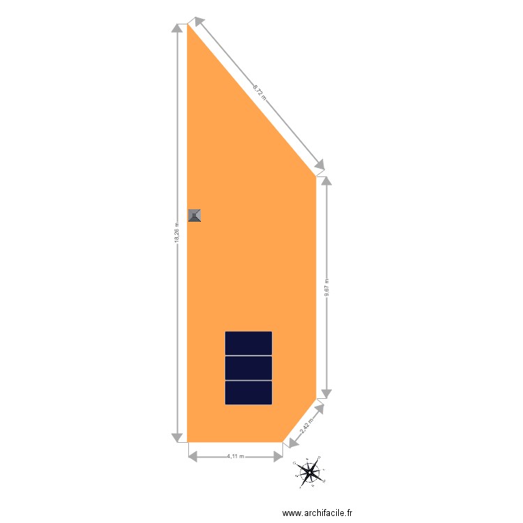 PRETOT. Plan de 0 pièce et 0 m2