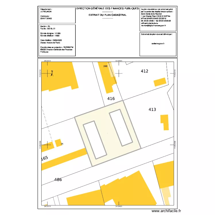 DOMAINE MAUREAU. Plan de DOMAINE MAUREAU. Plan de