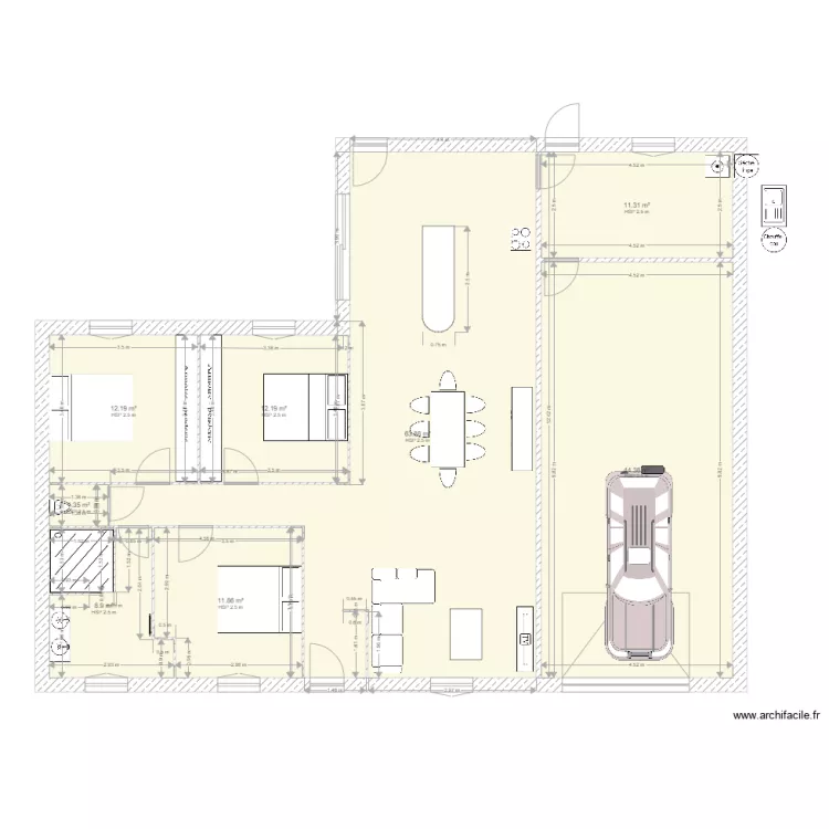 maison essai 3. Plan de 