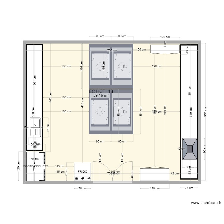 EC HCT -18  2. Plan de 1 pièce et 39 m2