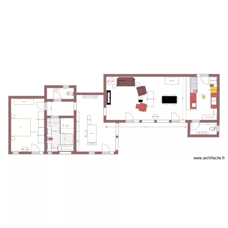 Plan cot&eacute; 210722-2. Plan de 