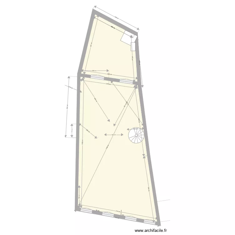 maison  grenier1. Plan de 