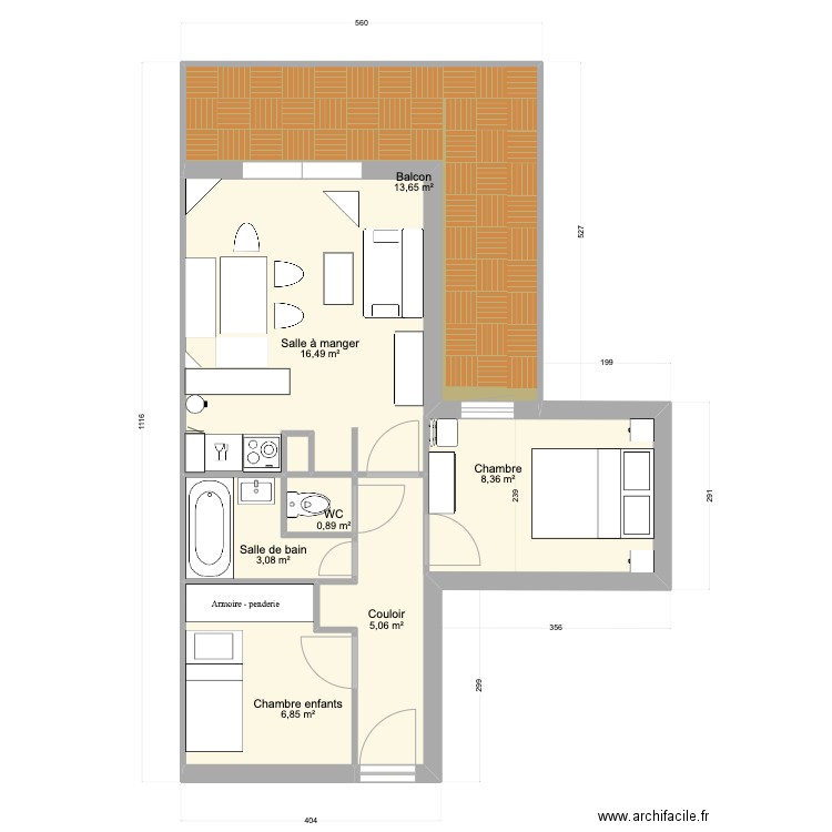 Alpe Huez Apt 804 v2. Plan de 0 pièce et 0 m2