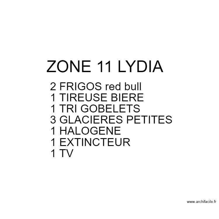ZONNE 11 LYDIA 22. Plan de 0 pièce et 0 m2