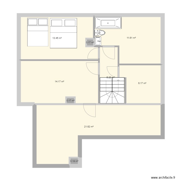 Appartement Etage. Plan de 0 pièce et 0 m2
