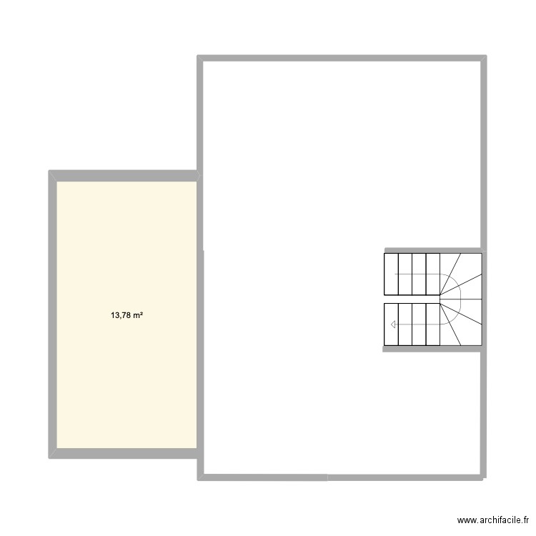 114. Plan de 1 pièce et 14 m2