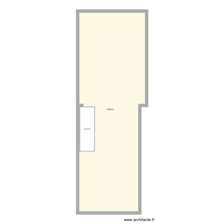 Sailly Ach&acirc;tel RDC. Plan de 2  et 107 m²