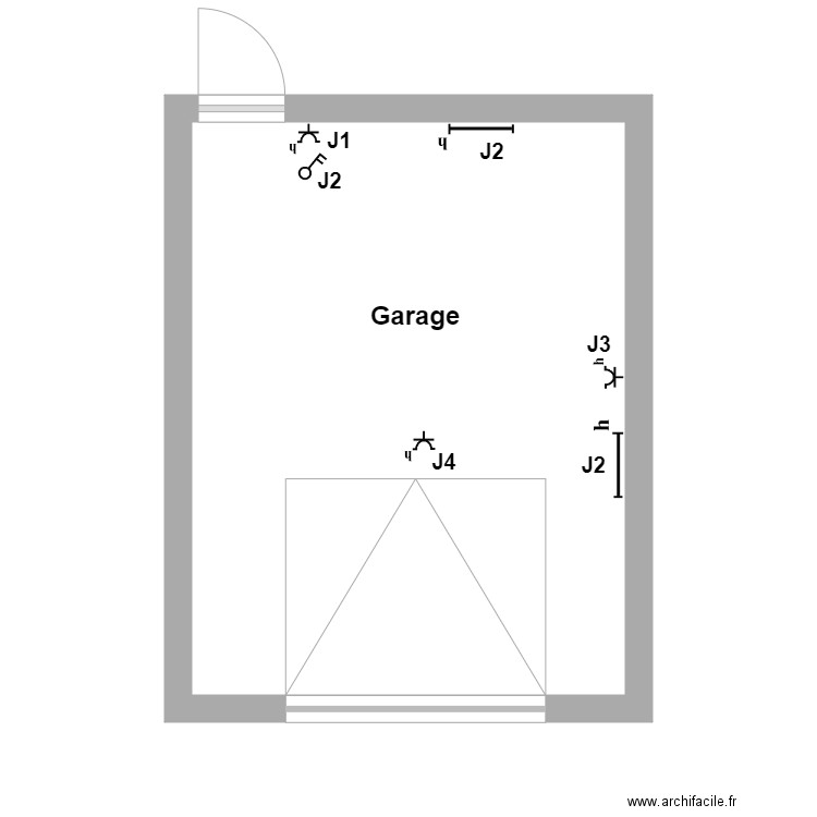 val fred garage. Plan de 0 pièce et 0 m2