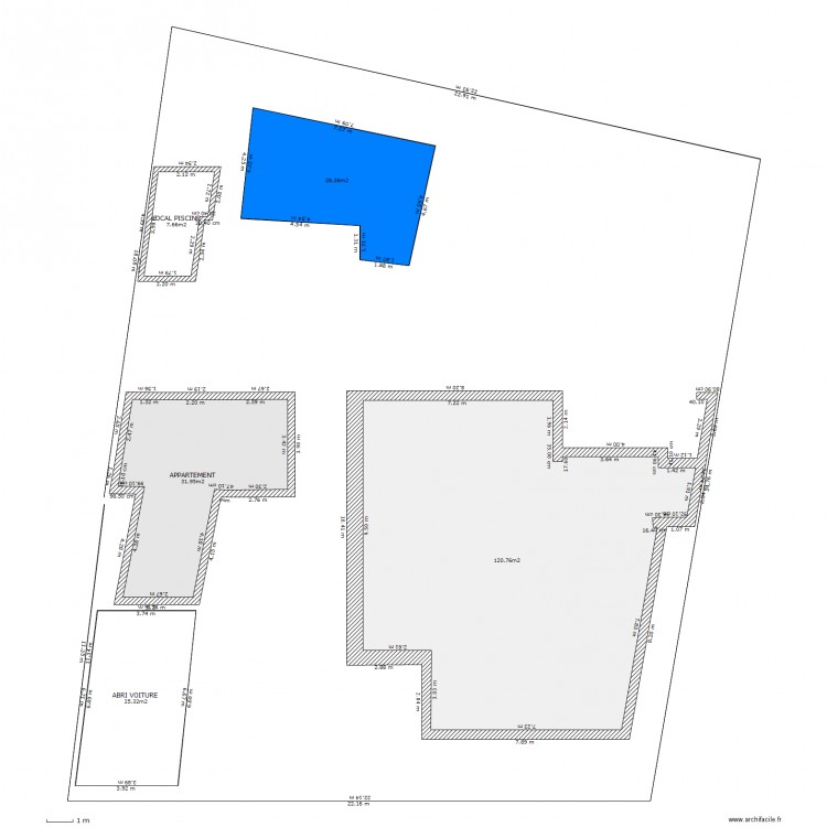 PLAN DE MASSE. Plan de 0 pièce et 0 m2