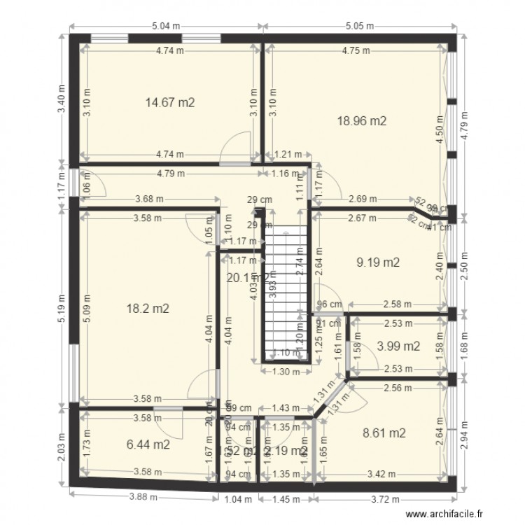 ETAGE. Plan de 0 pièce et 0 m2