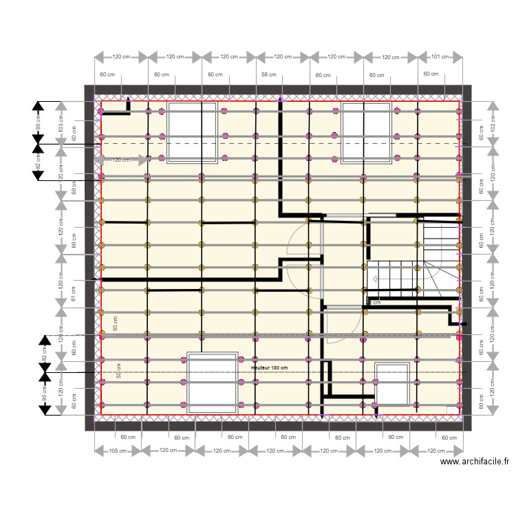 Maison 1er étage PLACO PLAFOND. Plan de 0 pièce et 0 m2