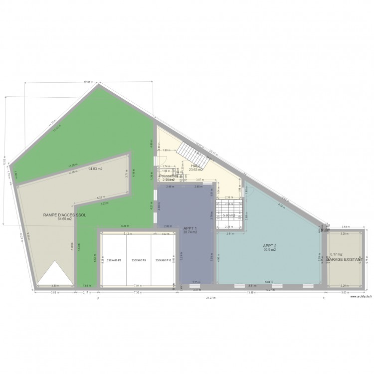 issy 3 PARK RDC. Plan de 0 pièce et 0 m2