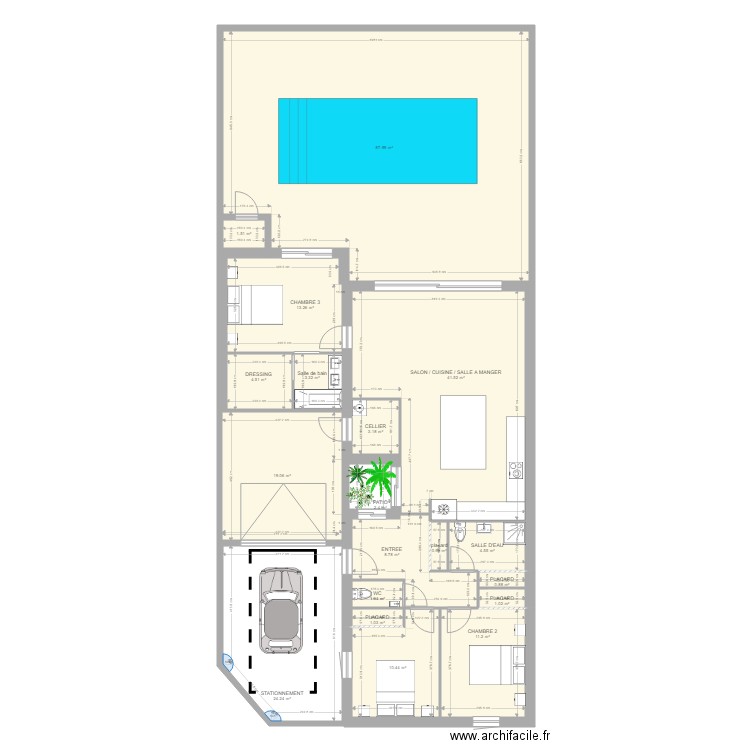 exterieur ennedis. Plan de 0 pièce et 0 m2