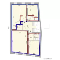 PROJET 3   1&deg; ETAGE placo