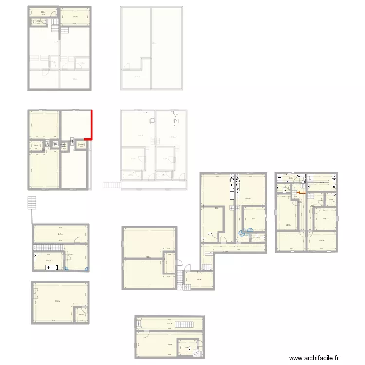 Picquigny Premier Etage. Plan de 