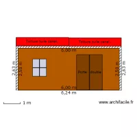 Abri de Jardin Face Nord.