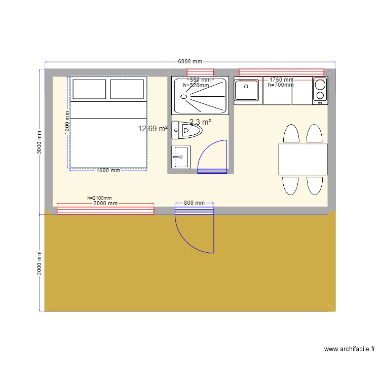 18 111. Plan de 0 pièce et 0 m2