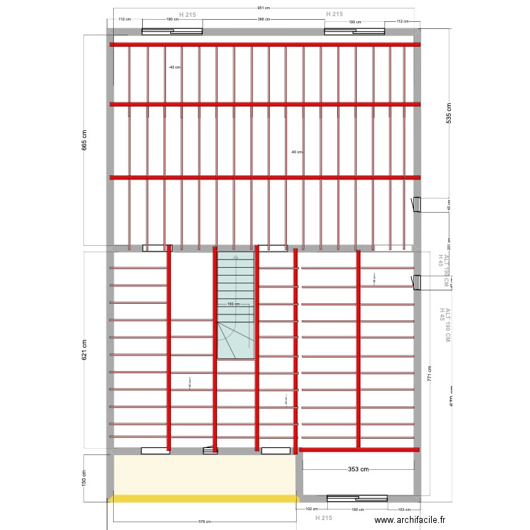 9JF plancher BOIS 29 07 23. Plan de 0 pièce et 0 m2
