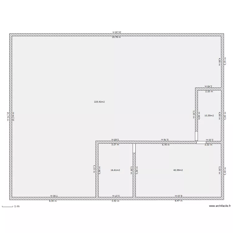 PAULO ATELIER ETAGE. Plan de 