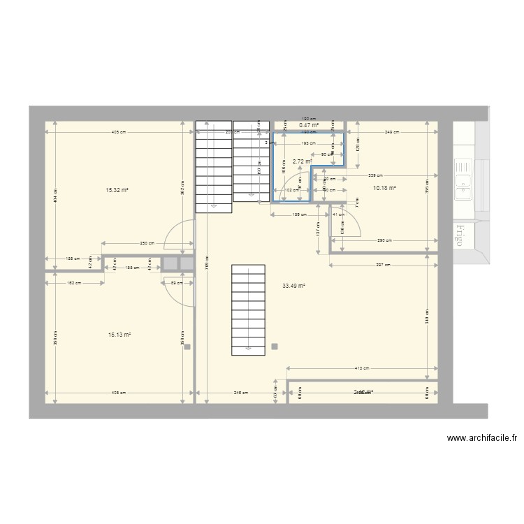 Maison PAPA et MAMAN etage futur 2. Plan de 0 pièce et 0 m2