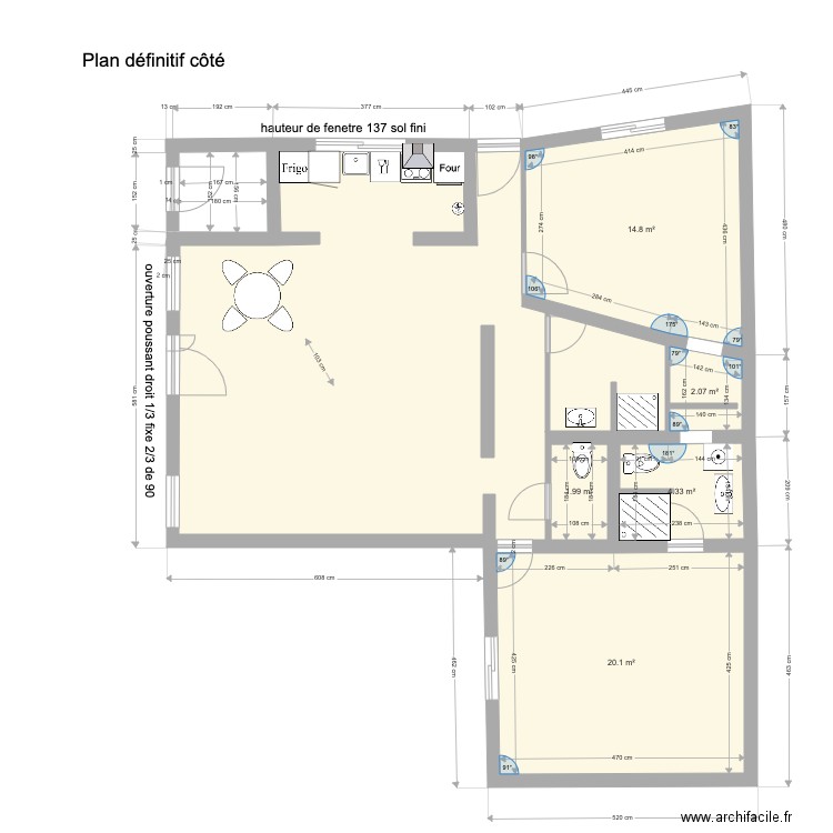 Plan définitif côté 2. Plan de 0 pièce et 0 m2